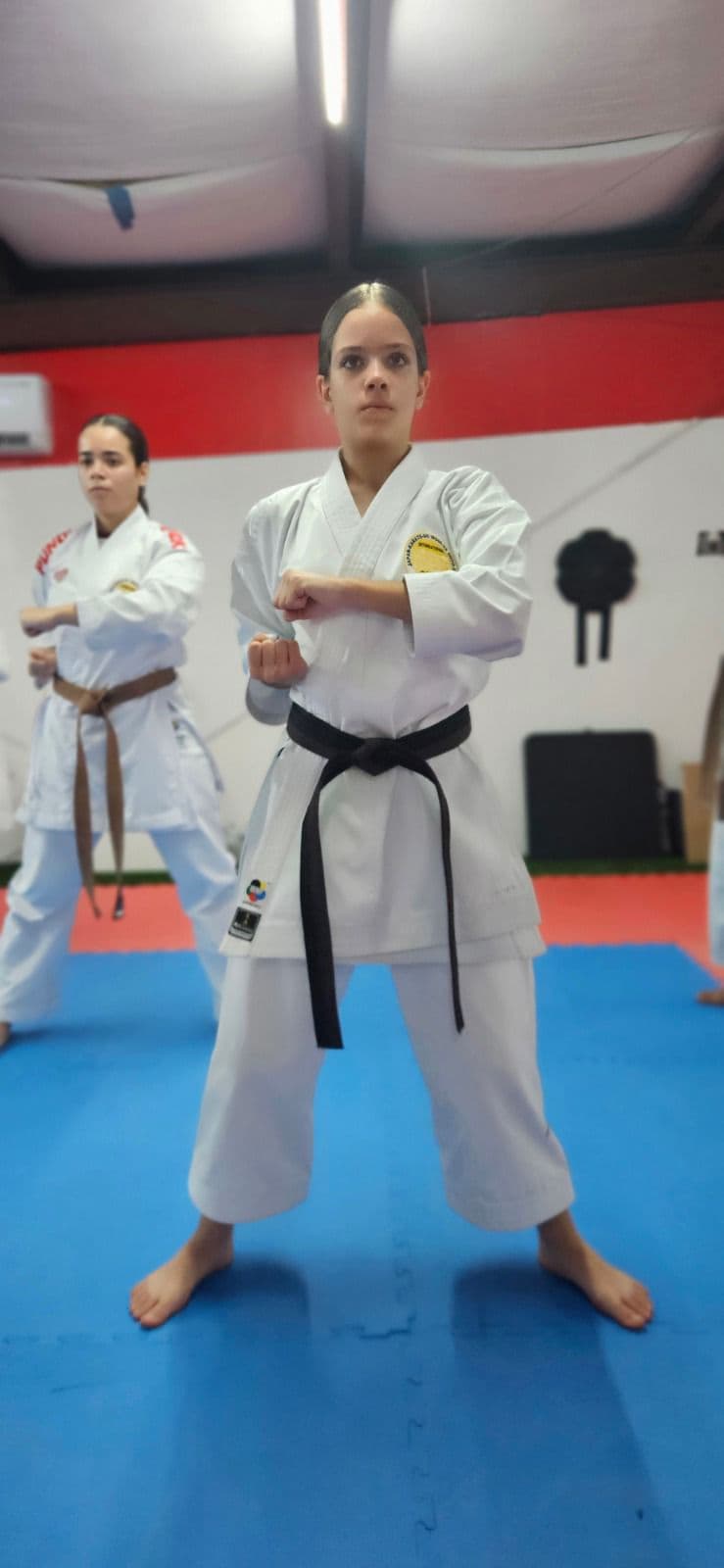 Student with tournament award