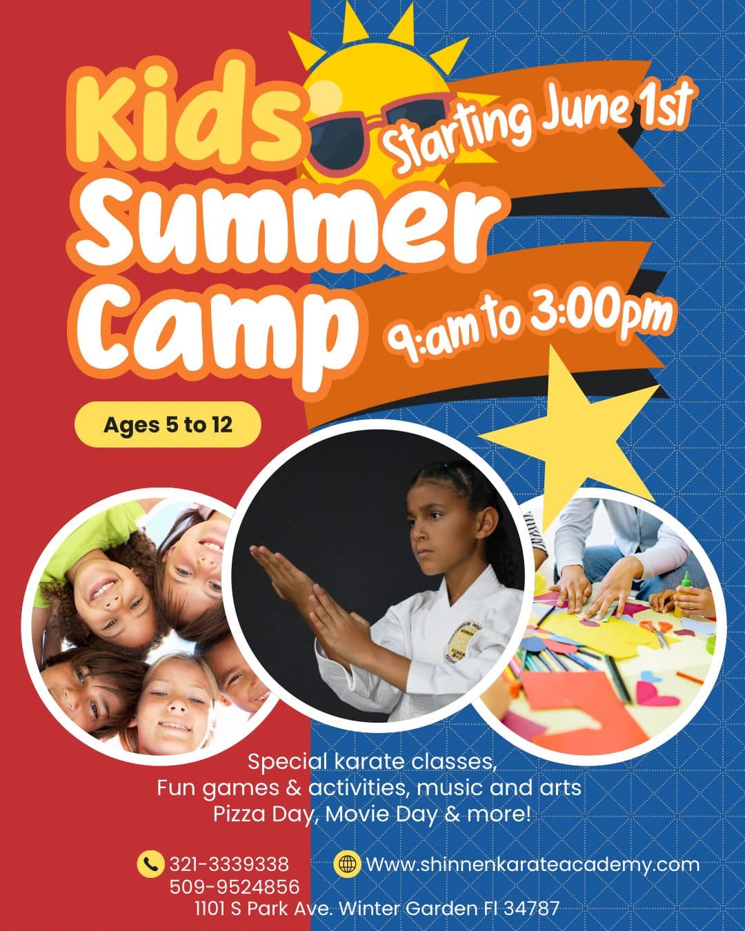 Kids Summer Camp Flyer